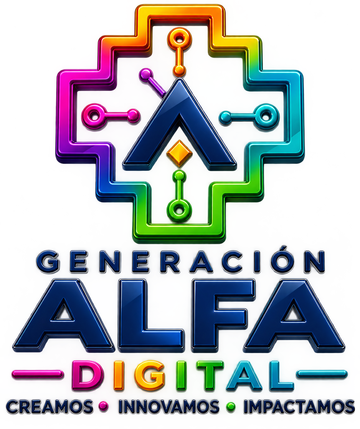 Logo oficial Generación Alfa Digital